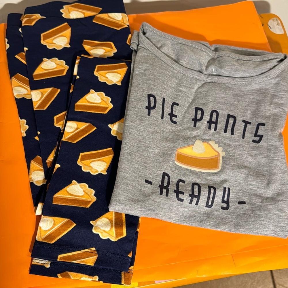 Pie pants ready pajama set